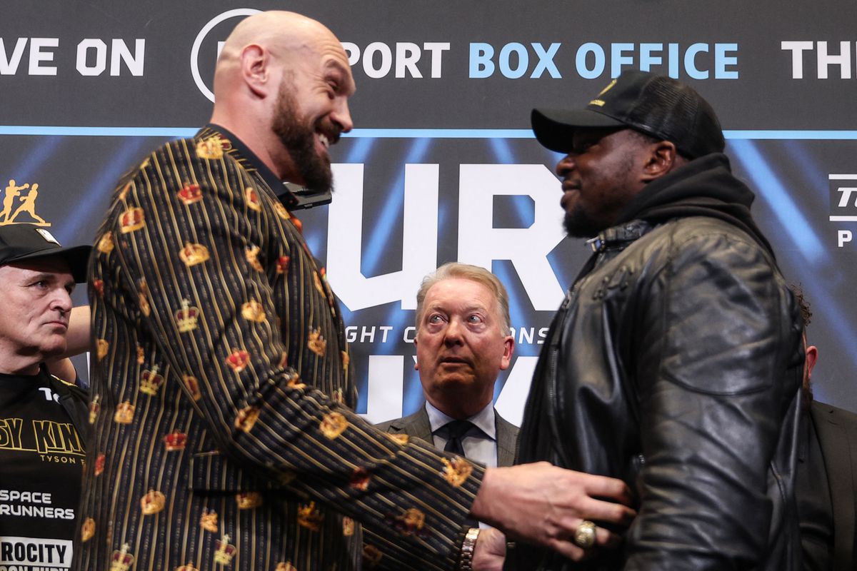 Tyson Fury and Dillian Whyte finally faced off at their final press conference