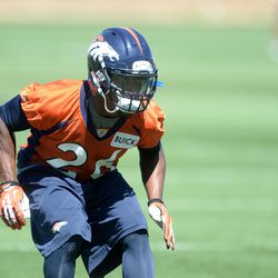 Rahim Moore was another healthy return for Wednesday's Broncos OTA workout.