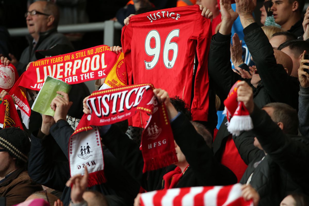 A Memorial Is Held For The 24th Anniversary Of The Hillsborough Tragedy