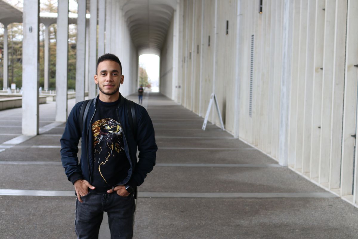 Daviary Rodriguez, a freshman at the University at Albany.