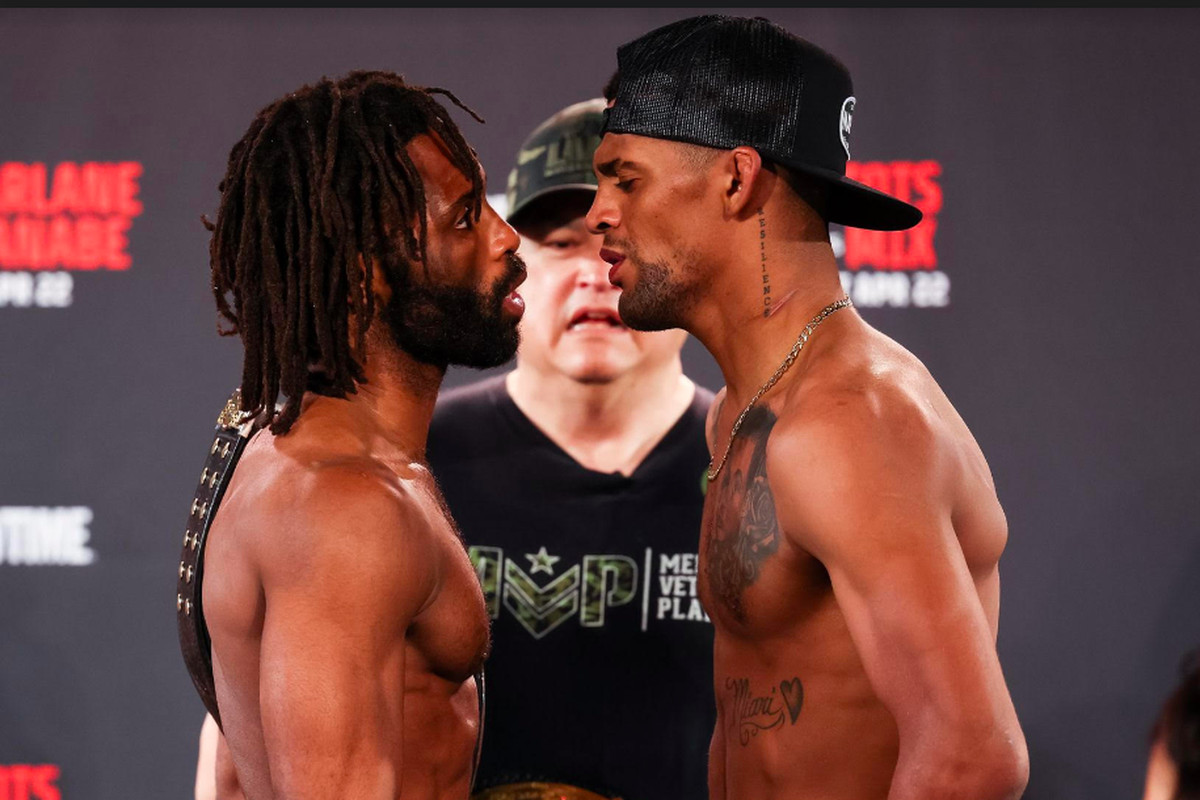 Raufeon Stots and Patchy Mix at Bellator 295