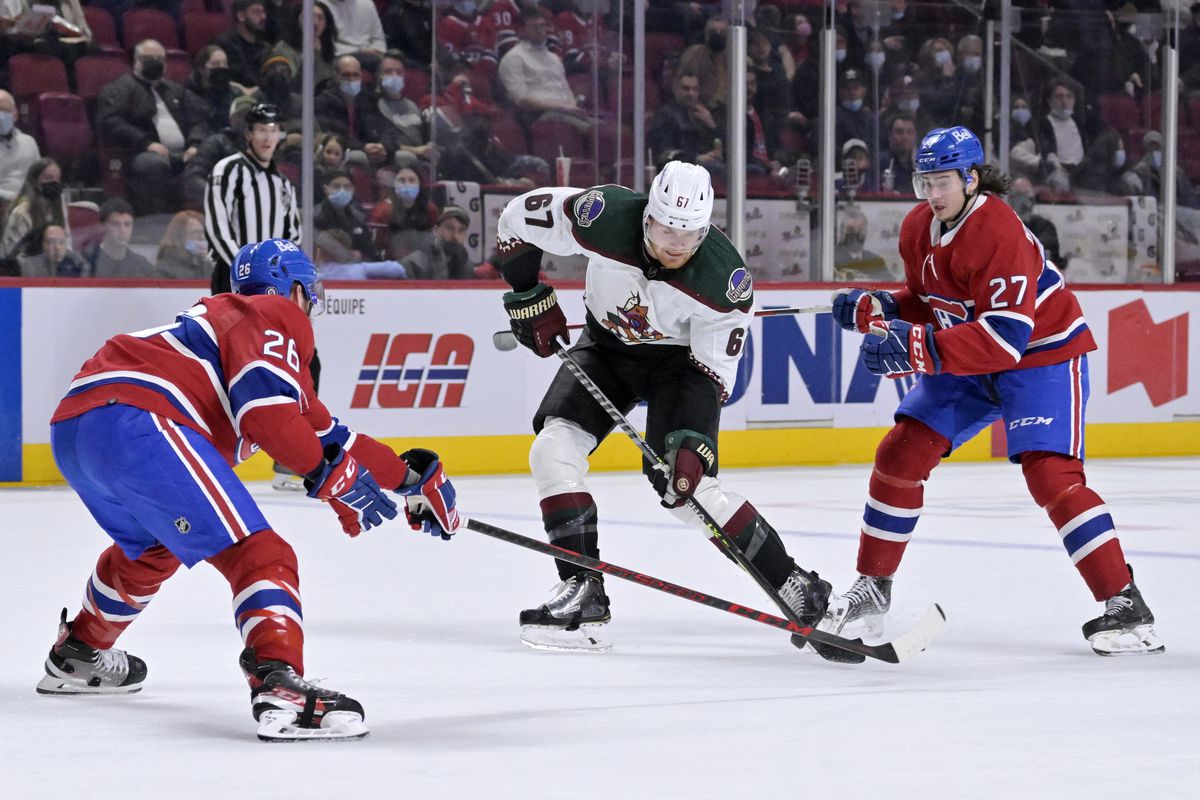 NHL: Arizona Coyotes at Montreal Canadiens