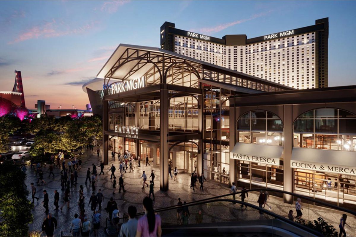 Park MGM and Eataly entrance rendering 