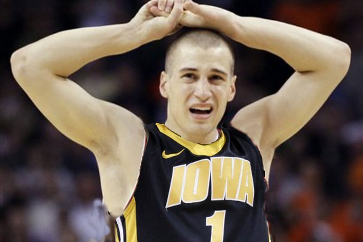 Can you imagine Ben Brust sporting jersey no. 1 for the Hawkeyes?