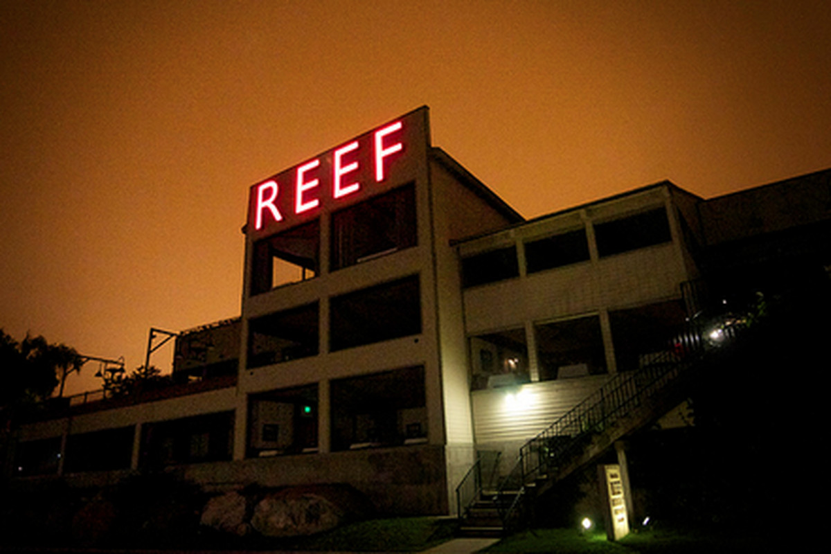 The Reef Restaurant, Long Beach. 