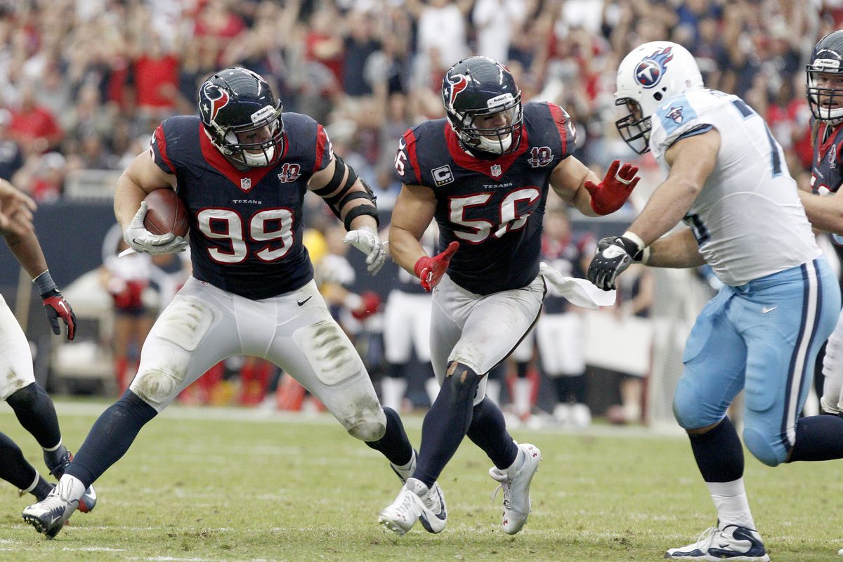 J.J. Watt with the football, and Brian Cushing as lead blocker.  Game over.