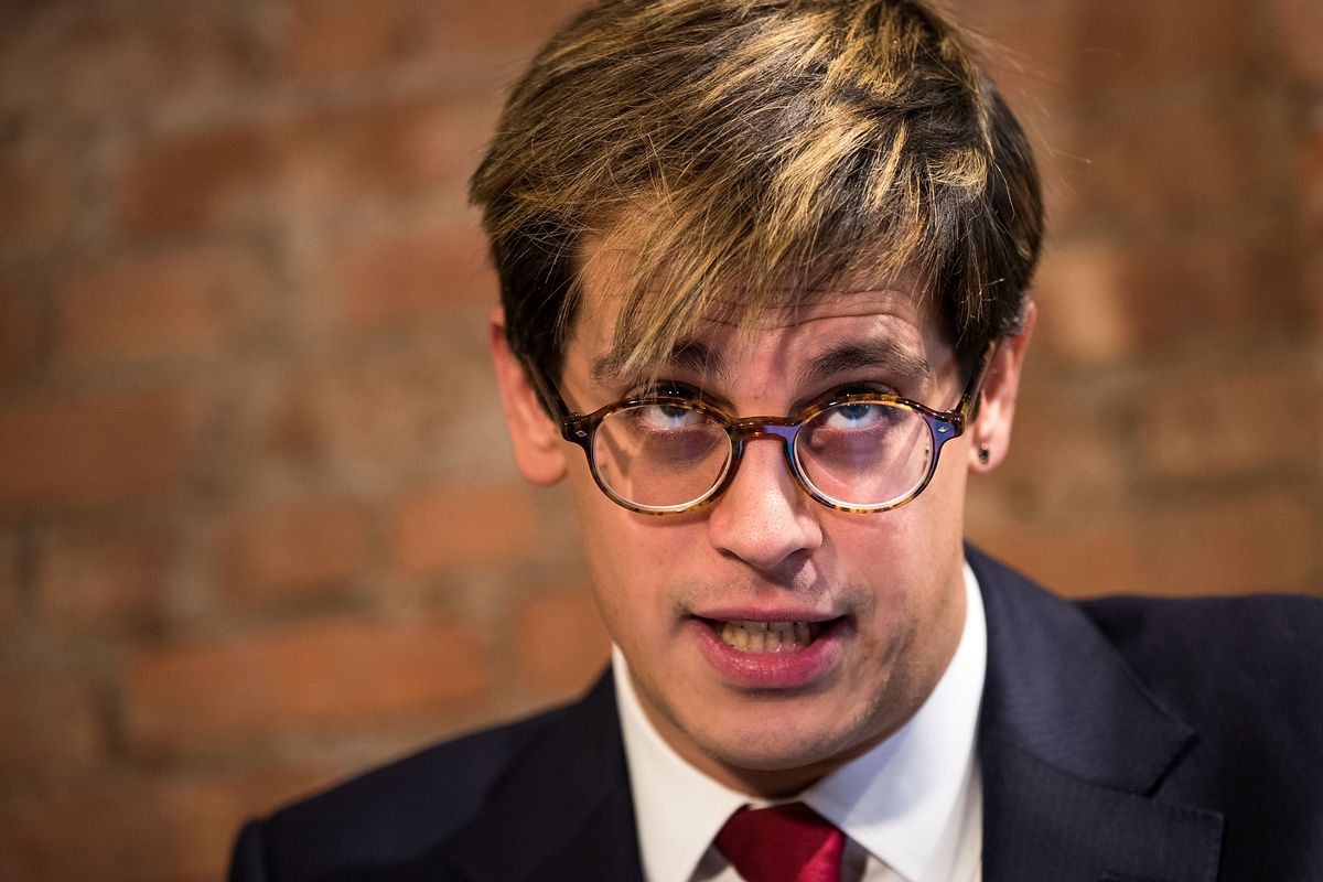 Milo Yiannopoulos Holds Press Conference To Discuss Controversy Over Statements