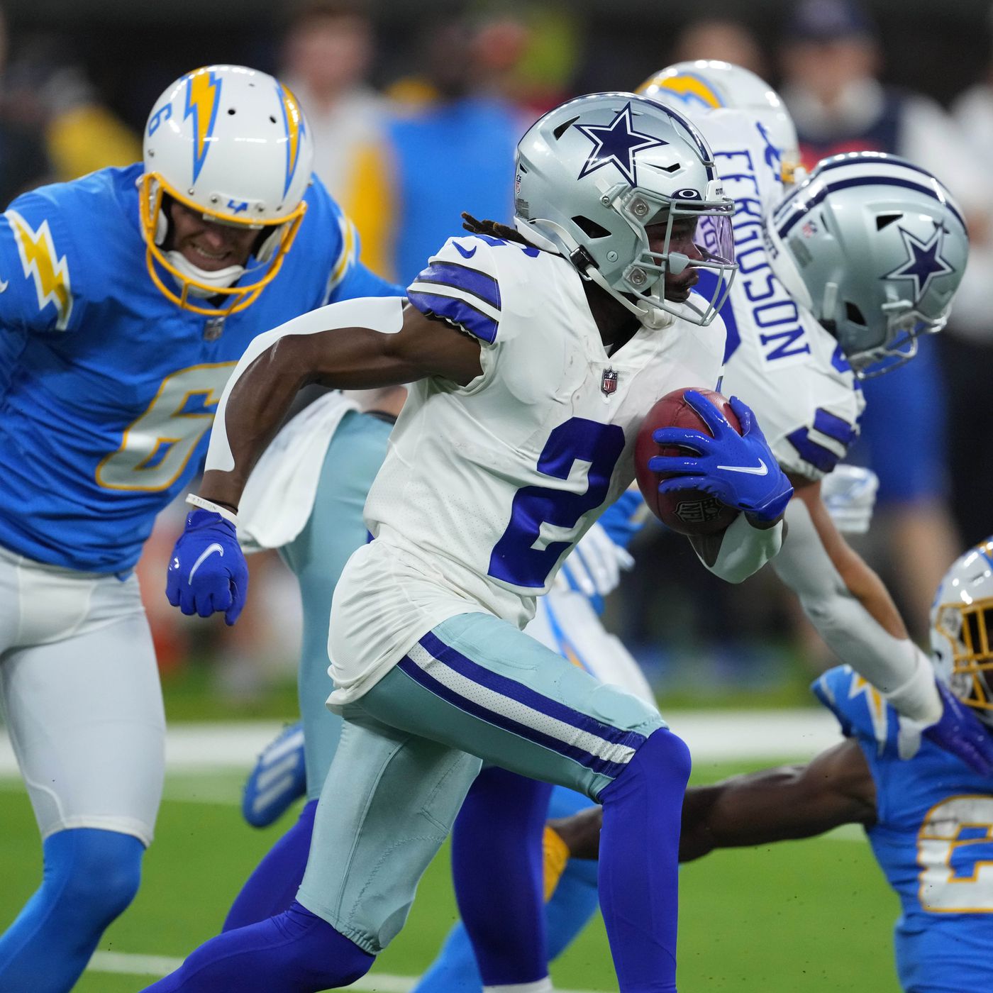 Turpin has kickoff, punt return TDs; Cowboys beat Chargers