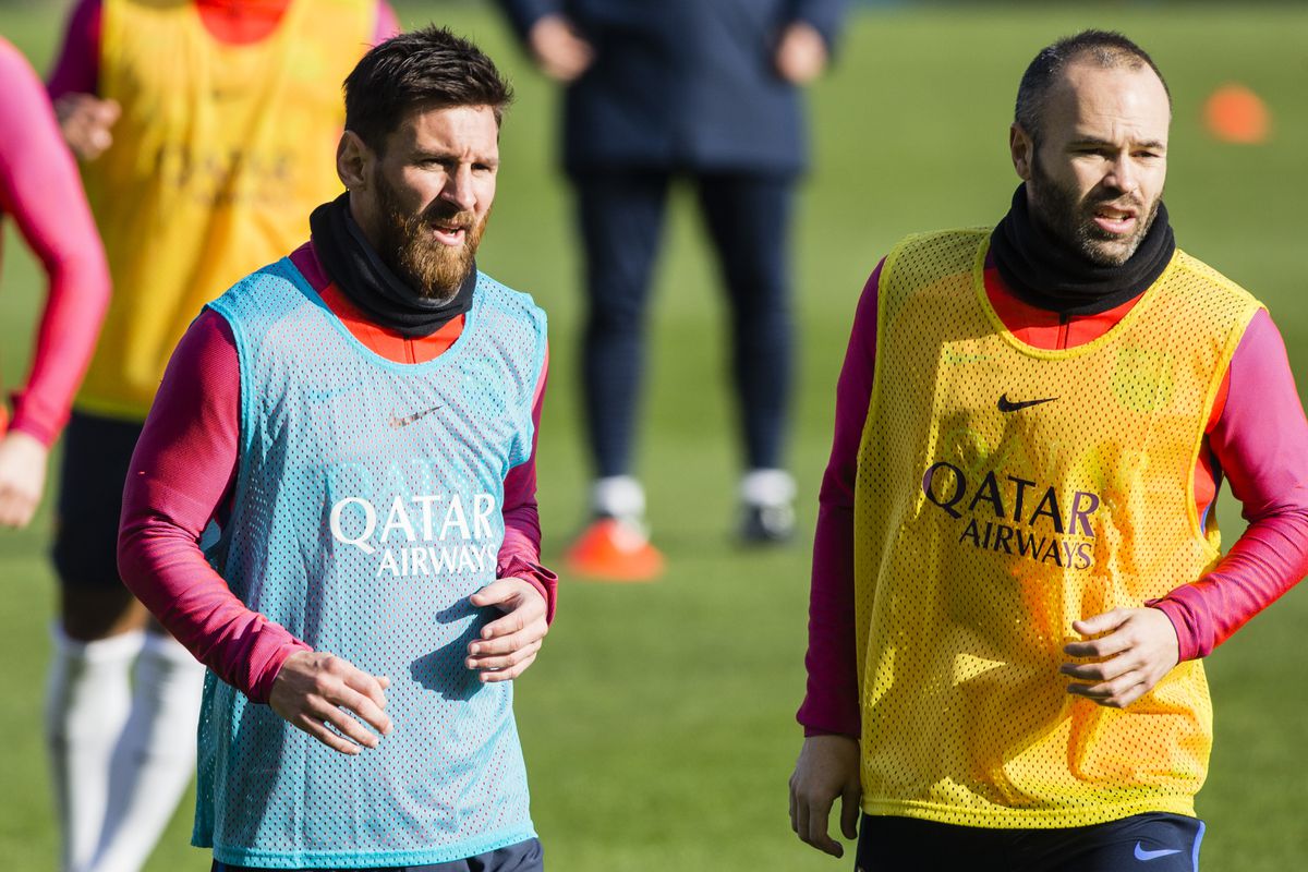 FC Barcelona training session