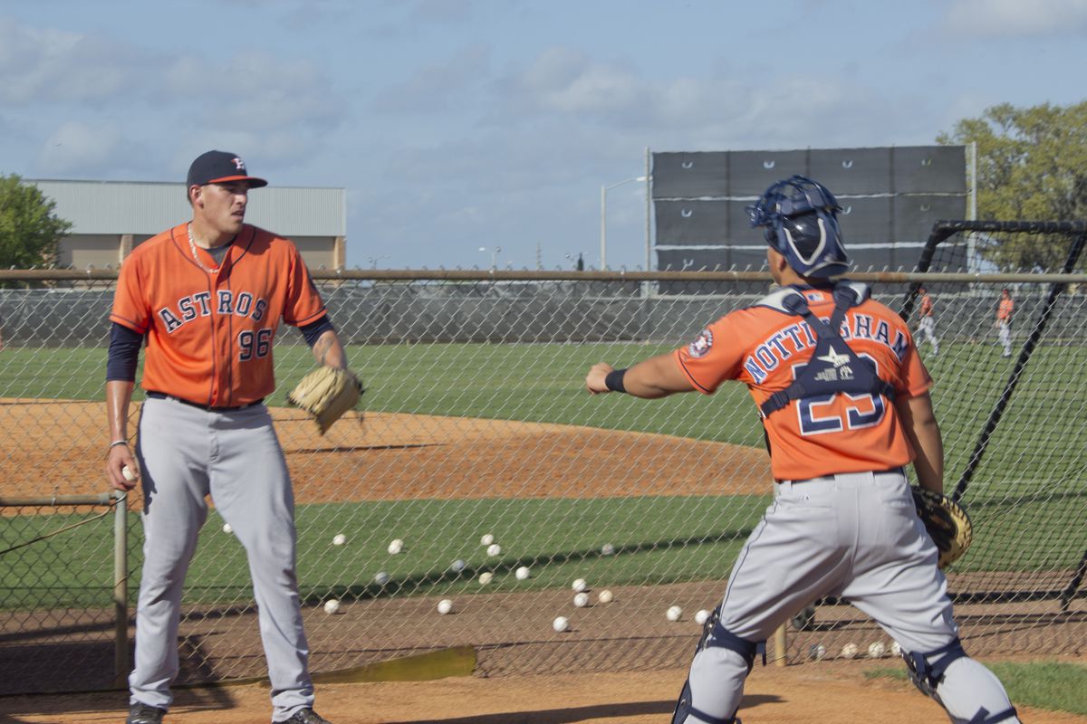 Joe Musgrove (left) might be having the best season ever for an Astros prospect pitcher