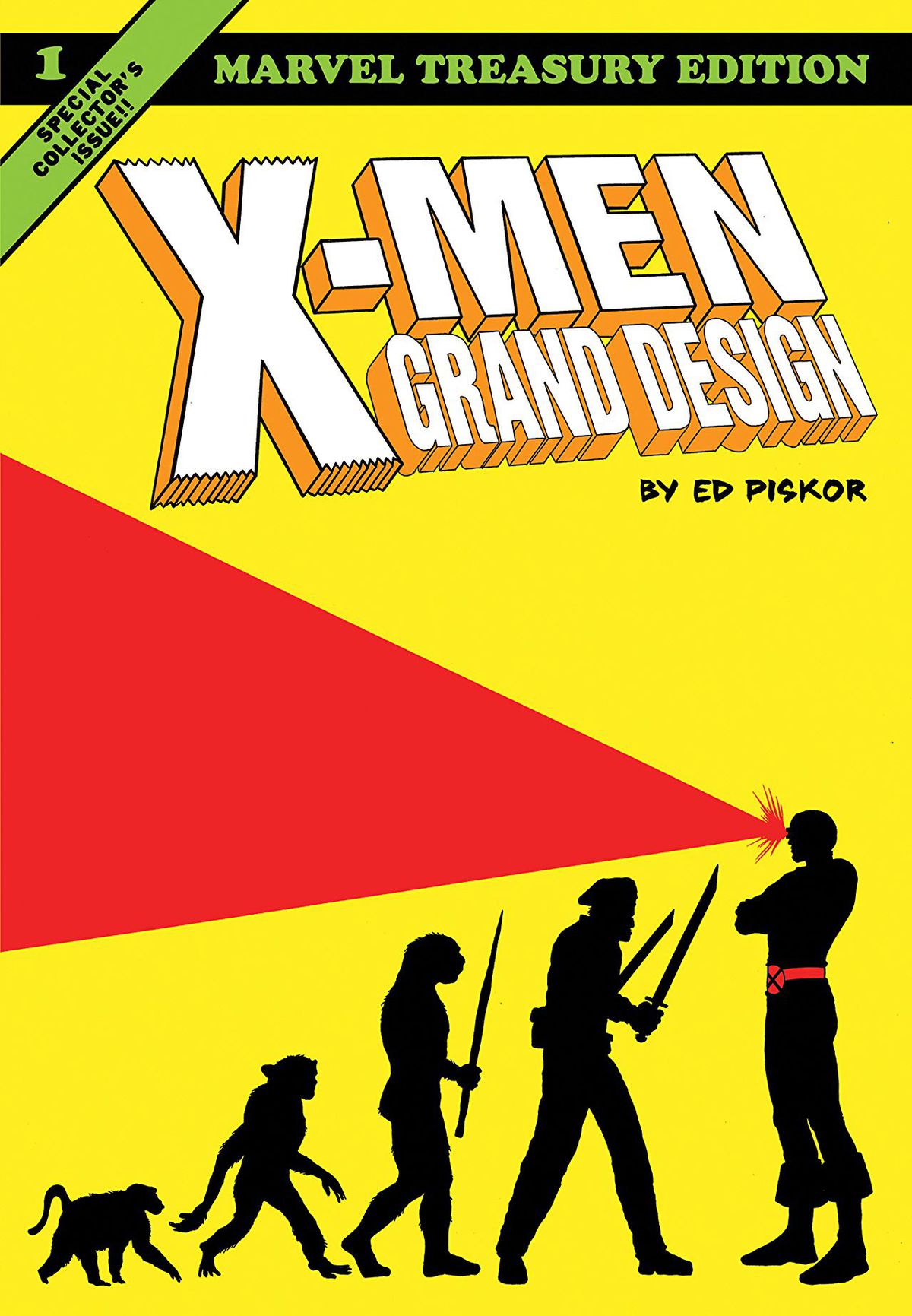 The cover of X-Men: Grand Design, collecting issues #1 and #2 of the series, Marvel Comics, 2018. 