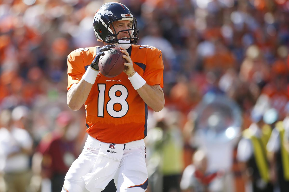 Manning moved closer to the all-time passing touchdown record of 508 with three more touchdowns of his own on Sunday.