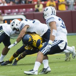 BYU fell to West Virginia 35-32 on Saturday, Sept. 24, 2016 at Landover, Maryland.