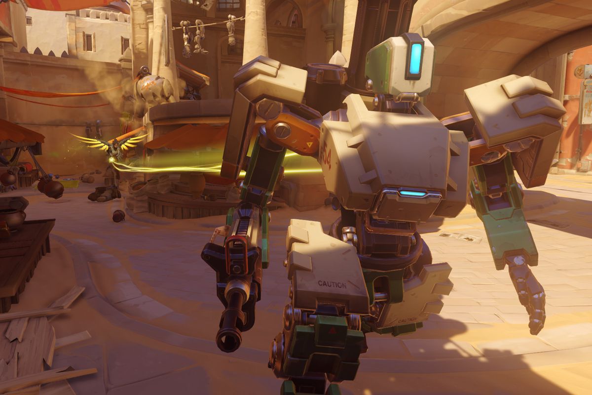 Overwatch - Bastion and Mercy