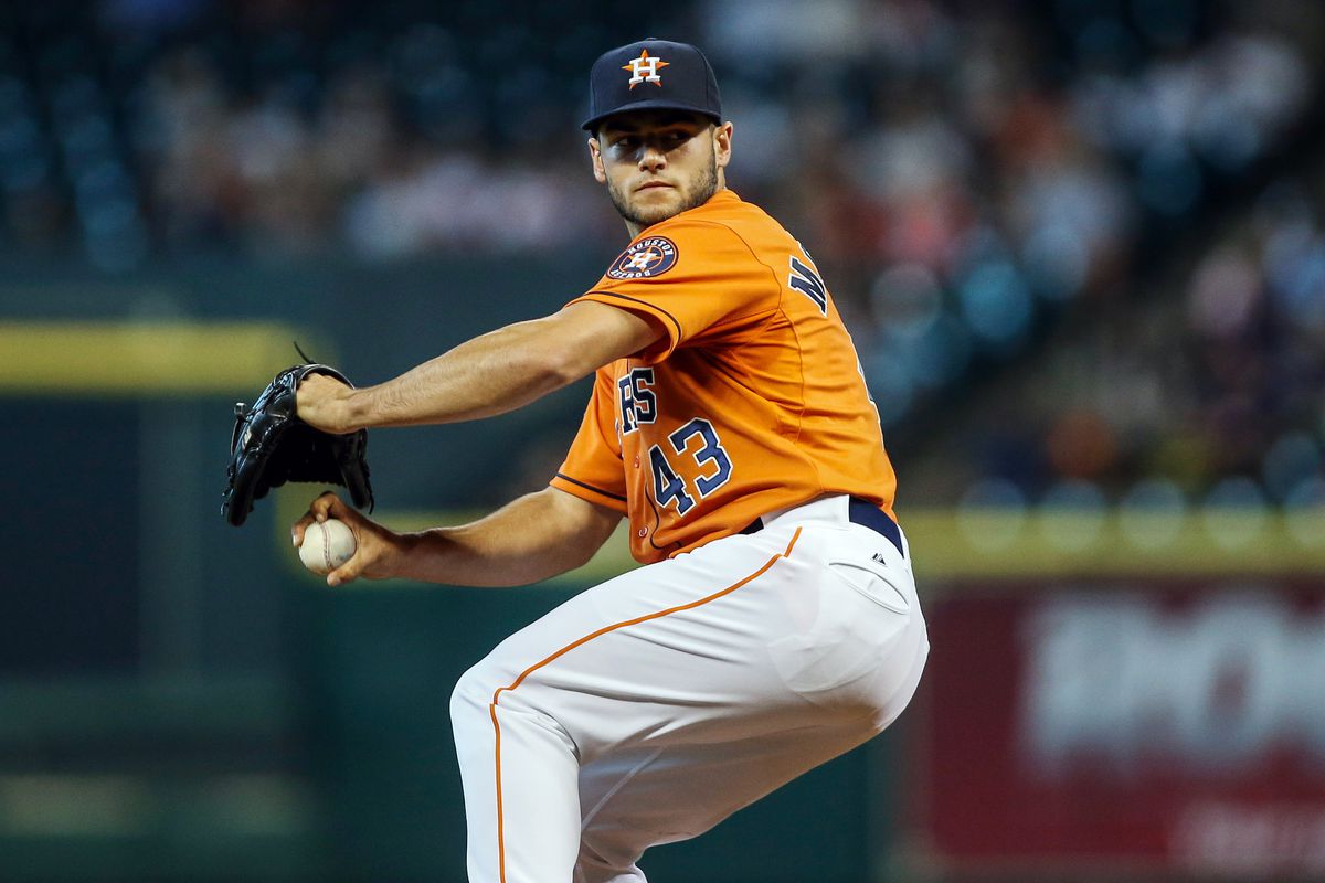 Astros RHP Lance McCullers during his dominant complete game.