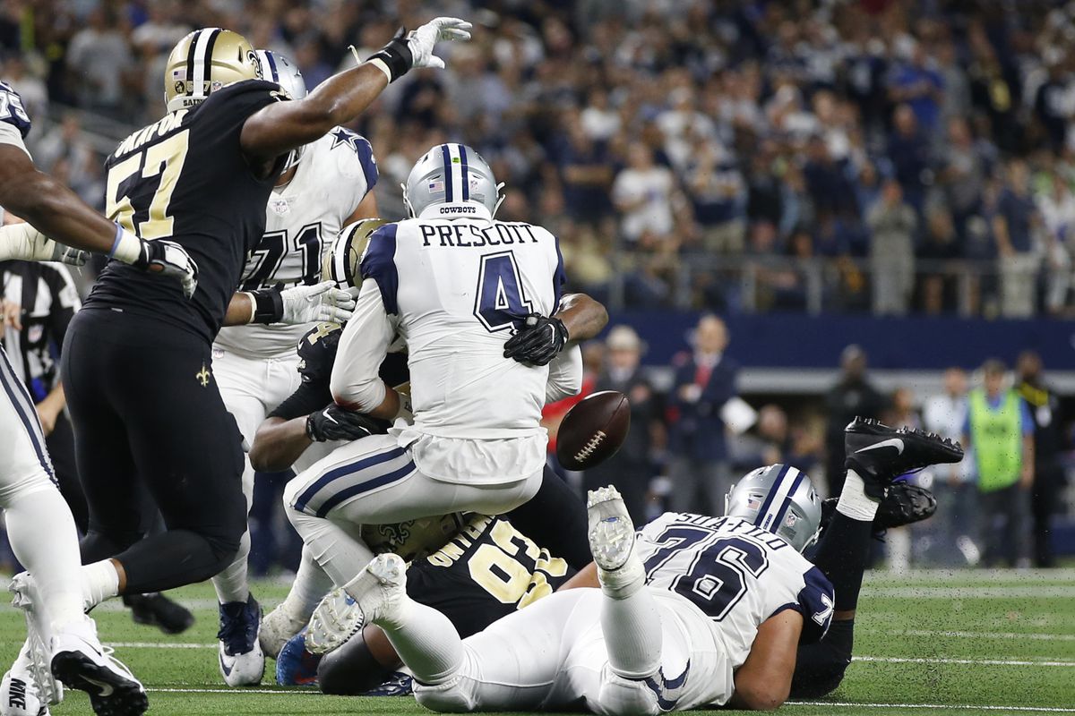 NFL: New Orleans Saints at Dallas Cowboys
