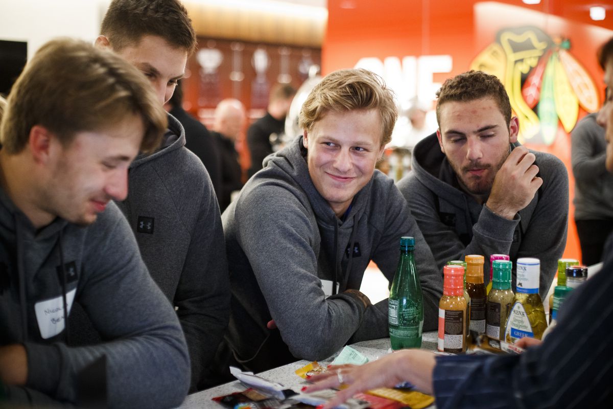 Blackhawks teach their prospects how to eat smarter to get them to the NHL faster