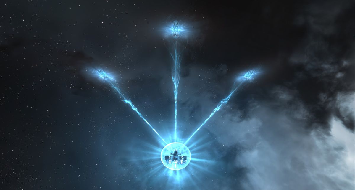 Multiple star systems in Eve Online