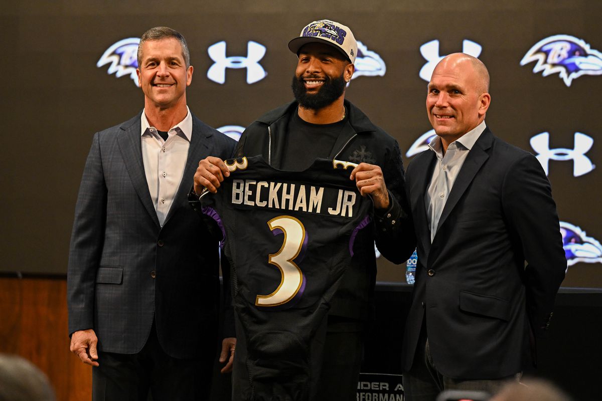 NFL: Baltimore Ravens Odell Beckham Jr. Press Conference
