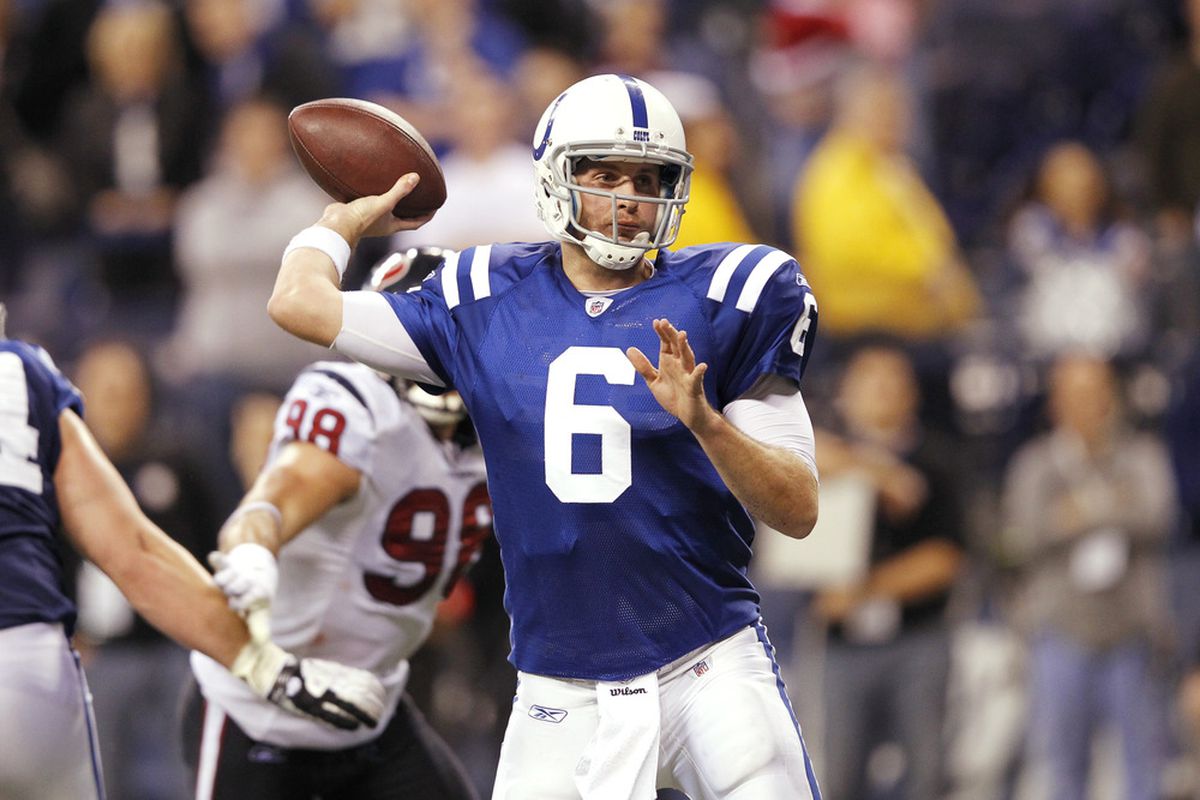 Remember that time when Dan Orlovsky led the Colts to a victory over the Texans?  Yeah, me neither.