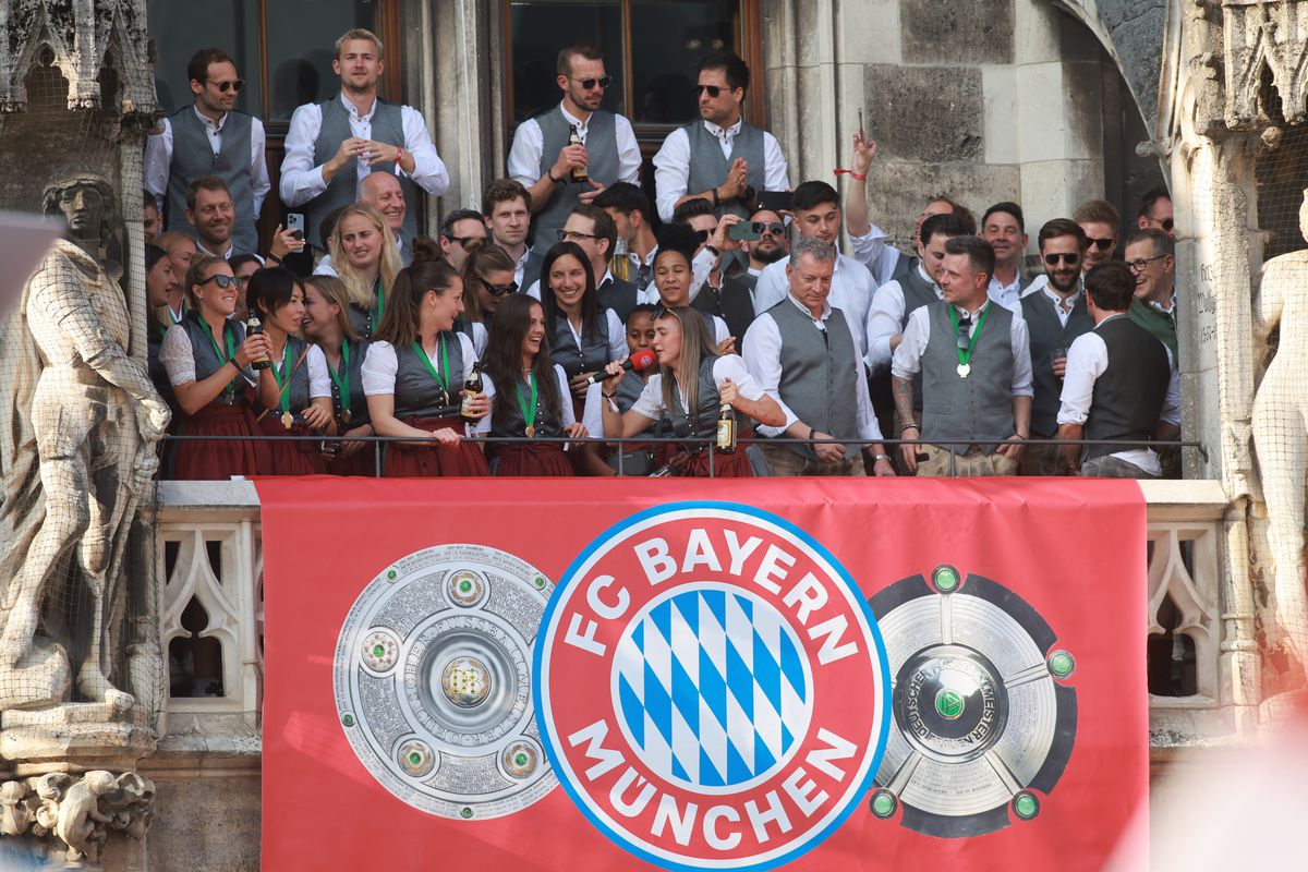 FC Bayern Muenchen Celebrates Winning The Bundesliga