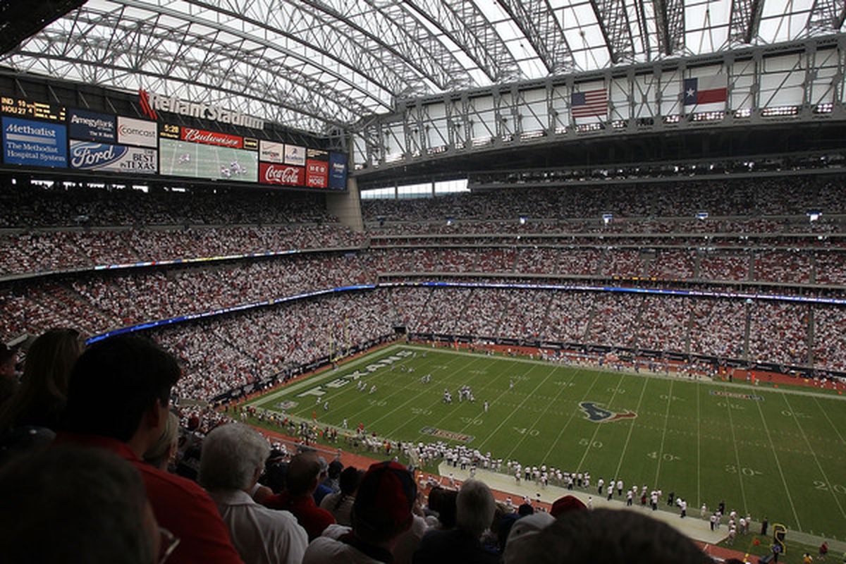 Reliant Stadium - Site of the Coyotes' preseason game against the Dallas Stars on September 23rd.