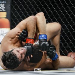 Beneil Dariush looks for the submission win.