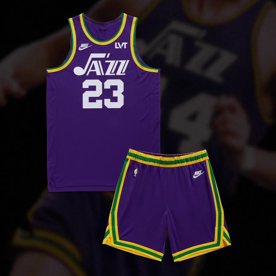 Utah Jazz unveil purple throwback uniforms and court - SLC Dunk