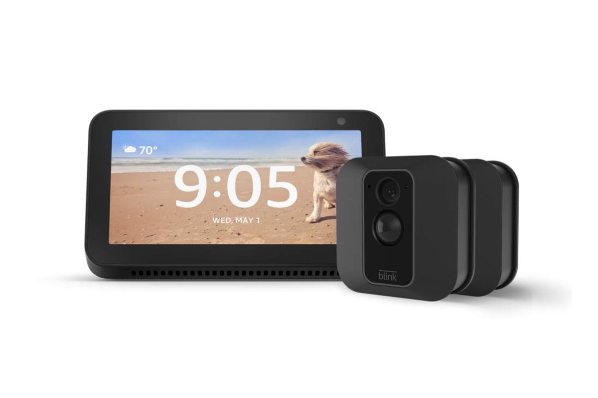 Amazon Echo Show 5 and Blink XT2 cameras