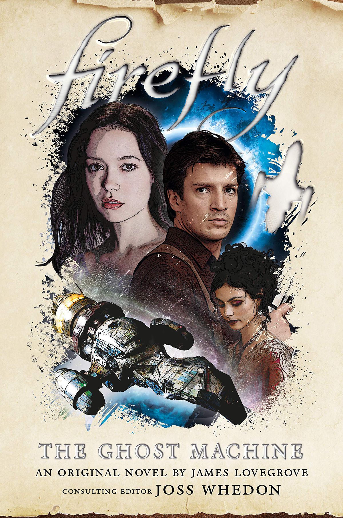 illustrated versions of the firefly characters on the ghost machine cover