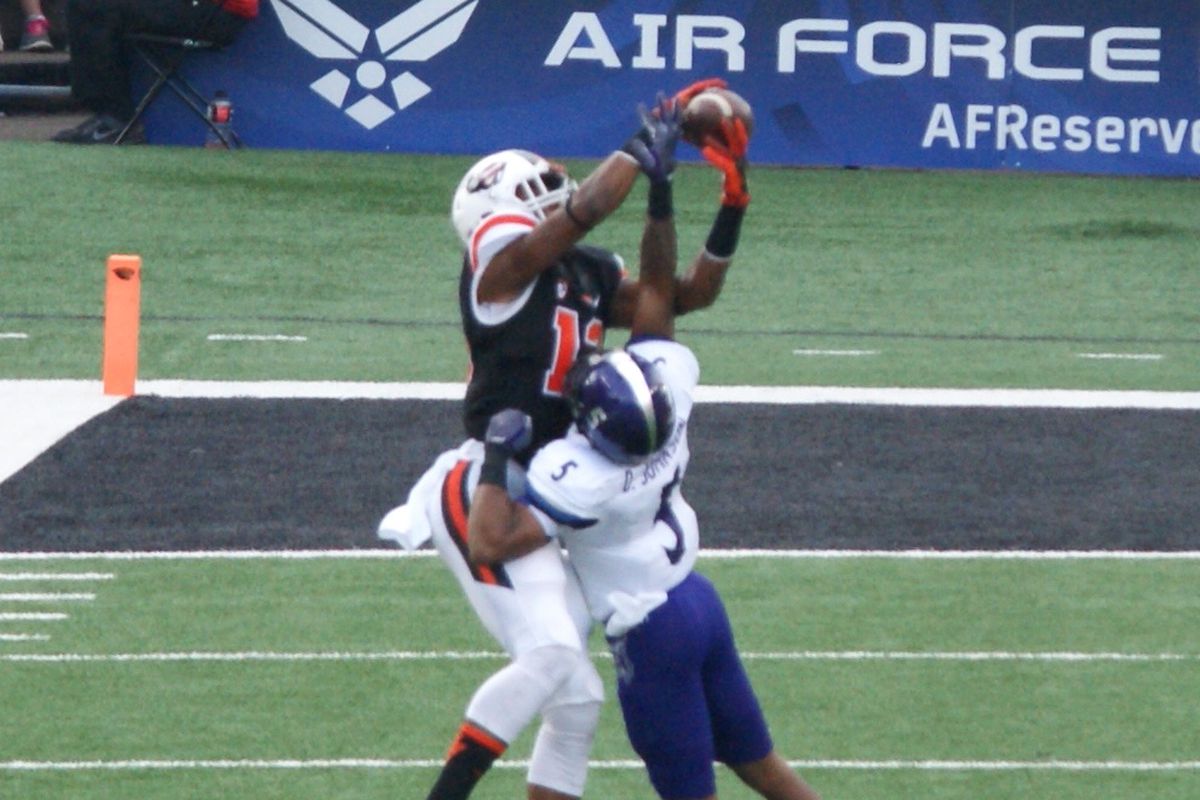 Jordan Villamin is an "Air Force" of sorts for Oregon State.