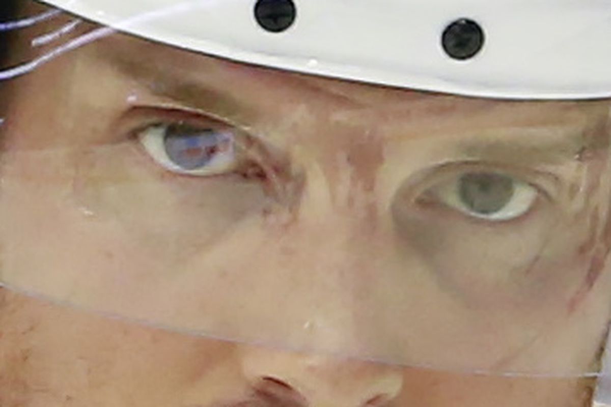 Look deep into Brad Richards' eyes. Can you see the goals? No? Don't worry. Neither can he.