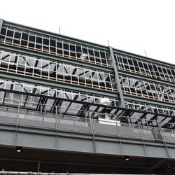 2:56 p.m. The back of the right-field video board - 