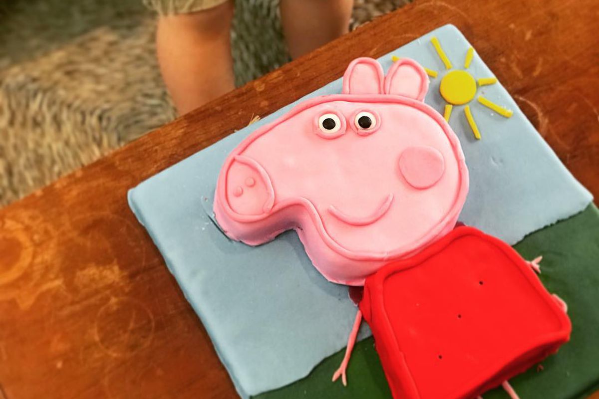 A peppa pig cake from dad Yotam Ottolenghi