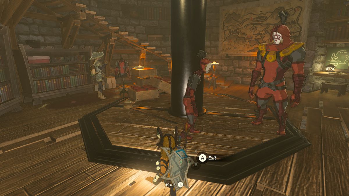 After using Ascend, Link appears right inside a Yiga Clan hideout in Zelda: Tears of the Kingdom