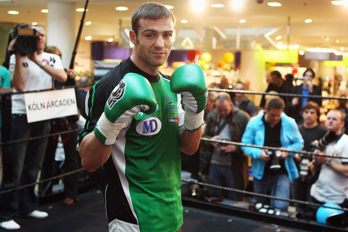 Matthew Macklin will be hoping his 'fairytale' fight stays just that when he tackles Sergio Martinez on St Patrick's Day. (Photo by Alex Grimm/Bongarts/Getty Images)