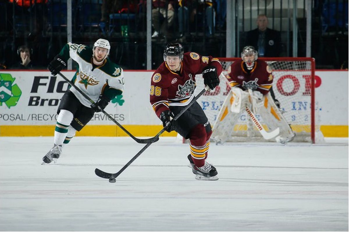 Rookie defenseman Colton Parayko and the Chicago Wolves have their work cut out for them. Photo by