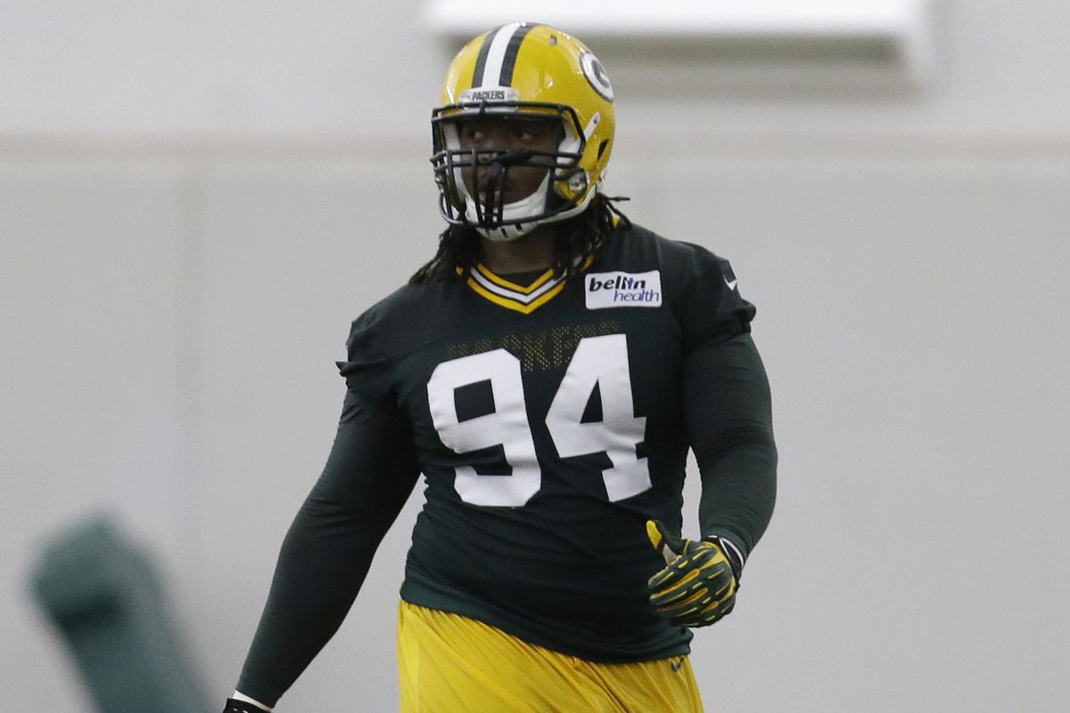 Packers' DL Khyri Thornton, who signed his contract over the weekend.