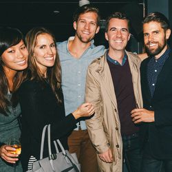 Charlene Chang; Vogue Marketing Manager Alex Gurule; Details Associate Director, Special Projects Kirby Duncan; Trey Sarten of W Hotels; and Bradley Minor of American Express