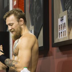 Conor McGregor workout photos
