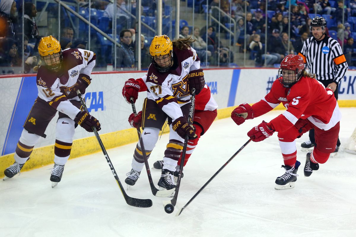 NCAA HOCKEY: MAR 22 Div I Women’s Frozen Four - Cornell v Minnesota