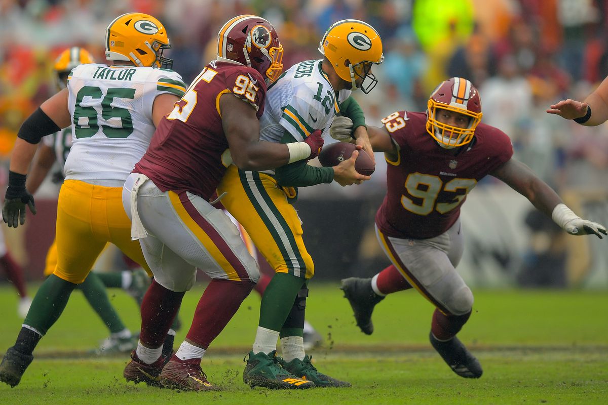 Washington Redskins and the Green Bay Packers