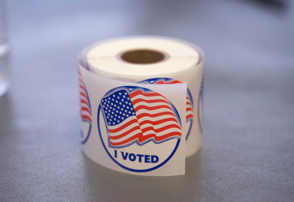 An “I voted” sticker.