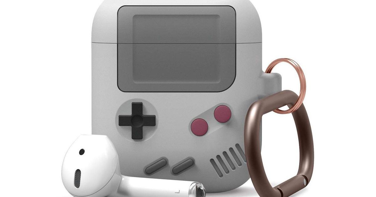 This AirPods case case looks like a Game Boy thumbnail