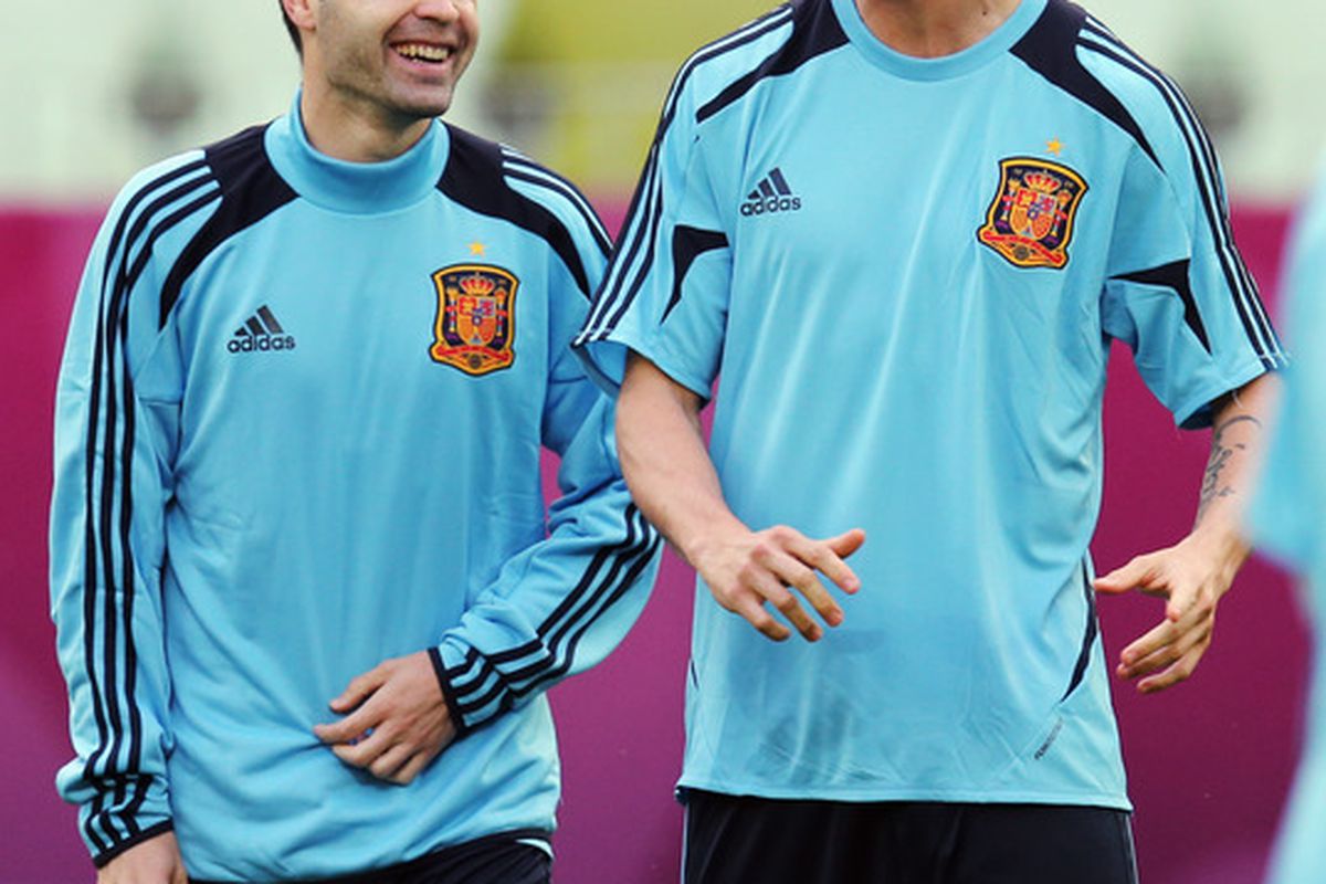 So they were like, Fernando, you should score some goals.  And I was like, Dude, I'm Spanish.  I PASS.