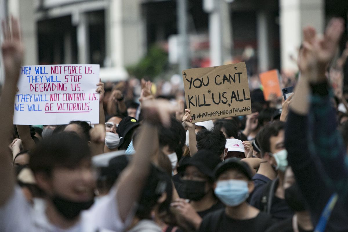 Pro-Democracy Protests Continue In Bangkok Despite Government Ban On Gatherings