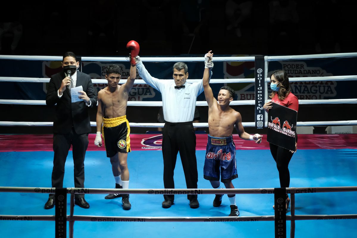 Coronavirus - Boxing Fights in Managua