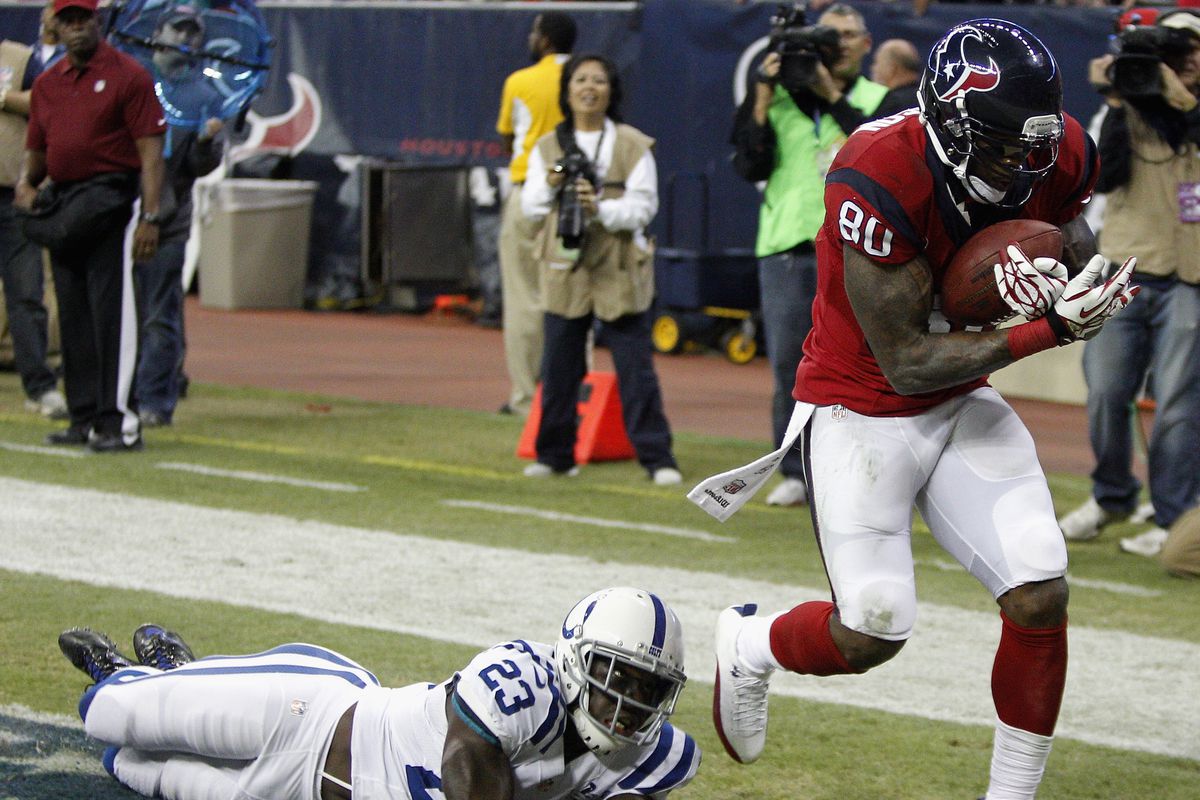 The last time the Texans hosted the Colts in Houston, Andre Johnson had himself a game to remember.
