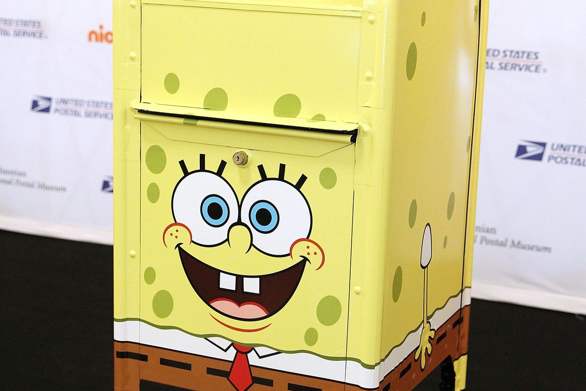 SpongeBob Mailbox Inducted Into The National Postal Museum