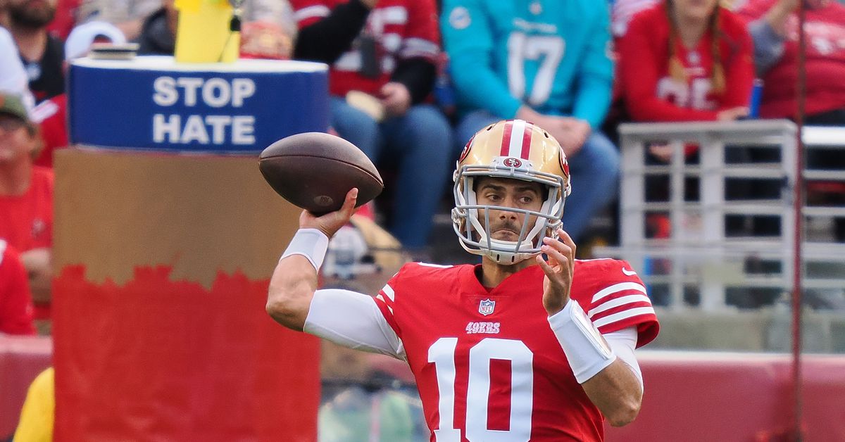 Remembering that narratives =/= truth: Jimmy Garoppolo’s CPOE as a case study